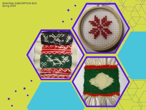 Promotional graphic with depictions of the included crafts