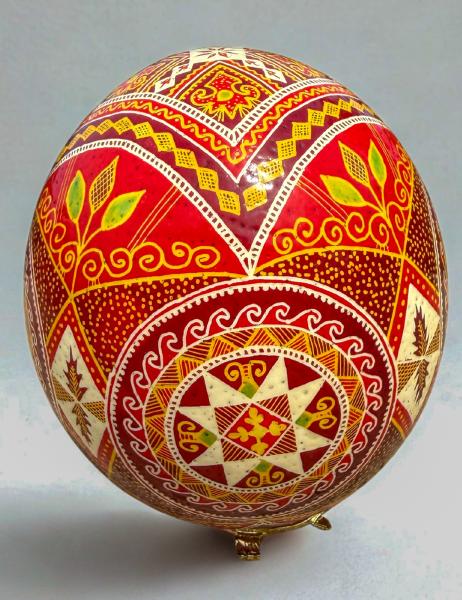 Ostrich Pysanka