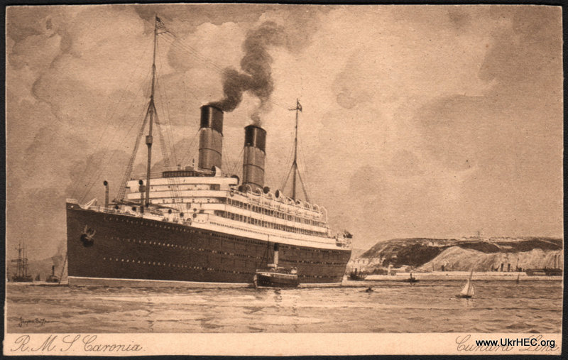 Steamship postcard