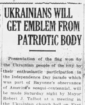 Ukrainians Will Get Emblem From Patriotic Body Ukrainians Will Get Emblem From Patriotic Body