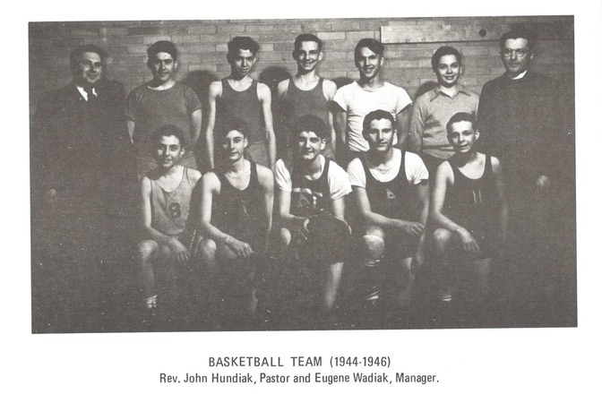 Basketball team (1944-1946) of St. Demetrius Church, Carteret Basketball team (1944-1946) of St. Demetrius Church, Carteret