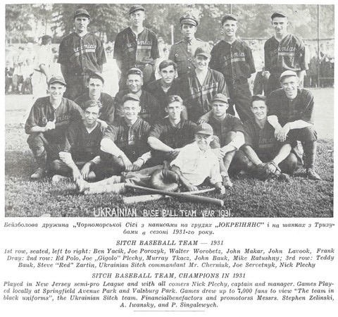 Ukrainian Baseball Team of the Chornomorska Sitch Ukrainian Baseball Team of the Chornomorska Sitch