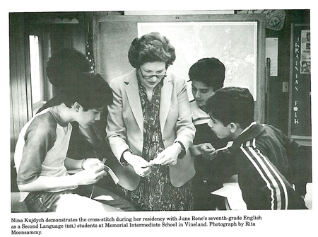 Nina Kujdych at the Memorial Intermediate School, Vineland