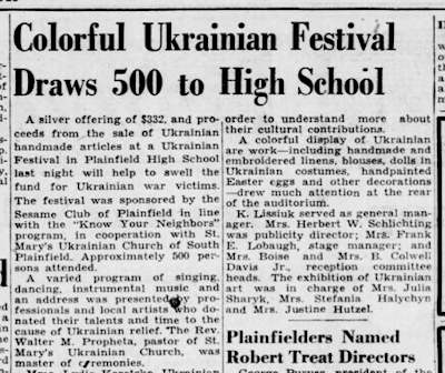 Colorful Ukrainian Festival Draws 500 to High School Colorful Ukrainian Festival Draws 500 to High School