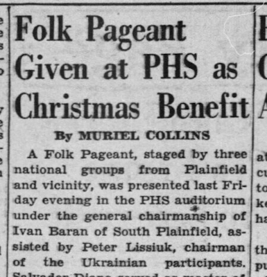 Folk Pageant Given at PHS as Christmas Benefit Folk Pageant Given at PHS as Christmas Benefit