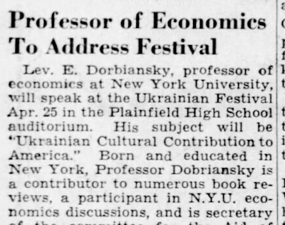 Professor of Economics to Address Festival Professor of Economics to Address Festival